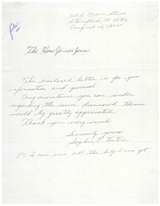 ["Sophie E. Pastore is writing to Chief Justice Warren Burger to discuss her federal income tax return and the category of \"Unmarried Head of Household.\" She explains that she lives alone, pays all expenses of her home, and believes she should qualify as a head of household. She questions the fairness and justification of the current tax law regarding this category. She asks for the Chief Justice's opinion on the matter and expresses her concerns about the economic burden placed on single working persons."]