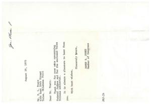 ["The document from James R. Jones thanks H. L. Pratt for his note and enclosed editorial about federal judges and local schools in Tulsa, Oklahoma. The editorial discusses racial tensions and violence in Boston due to forced busing and the actions of federal judges. The writer criticizes the use of force to achieve integration and highlights the failure of this approach in improving academic performance and fostering mutual understanding. The Founding Fathers would be surprised by the current state of affairs in America."]