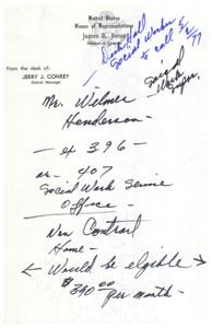 Congressional Correspondence Regarding New Contract and Home Eligibility, 1977-01-01 - 1977-12-31