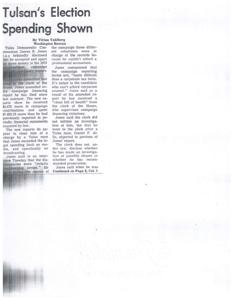 Congressman James R. Jones Amends Previous Campaign Finance Reports, Reveals Higher Spending, 1973-01-01 - 1973-12-31