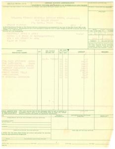 ["This text is a statement, voucher, and schedule of withdrawals and credits from the General Services Administration. It includes information about payments made, amounts due, and instructions for remittance. The document also includes details about the office billed, payments made, and certification by the paying office."]