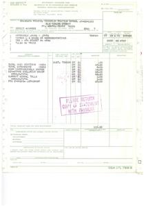 ["This text is a form approved by the General Services Administration for withdrawals and credits. It includes information on payments, deposits, and instructions for remittance. The form also lists details of charges and amounts due, along with a certification for payment."]