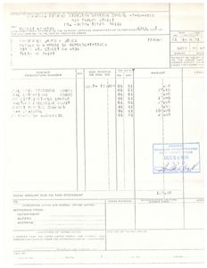 ["The document provides instructions for depositing funds into a specific account and sending the completed C/D form to the GST, OAD Finance Division in Fort Worth, Texas. It also includes details about remittance, payment, and inquiry procedures, as well as a breakdown of charges and a total amount due on a statement. The document also includes information about the paying office and certification for payment."]