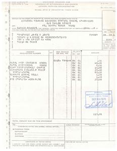 ["This is a form approved by the General Services Administration for withdrawals and credits. It includes information about a payment to Honorable James R. Jones, a member of the United States House of Representatives, and details of the expenses incurred. The total amount due on the statement is $113.85. The form also includes certification from the paying office that the items listed are correct and proper for payment from the designated appropriation."]