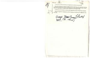 ["The document is a letter from an individual who missed a meeting with someone regarding windfall profits legislation and stripper wells. The individual's office manager was impressed with the information shared during the meeting and briefed the individual on the concerns. The document mentions the Osage Tribal Council's efforts to address the legislation, including meeting with Senator Gravel's staff and filing a motion to dismiss the condemnation of their land by the Corps. The Council asks to be kept informed of any developments that may affect the Osage. The document also mentions a recent action by the Corps regarding the land and asks the individual to be alert to any further actions. The document is signed by JRJ."]