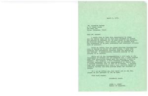 ["James R. Jones writes to Ms. Claudine Barnes to thank her for attending a meeting on drug abuse in the military. He mentions studying information received from the meeting and working on recommendations for the Department of Defense. Jones plans to recommend a maximum overseas tour of duty of 18 months for military personnel without families to reduce the drug problem. He offers his assistance to Barnes if needed."]