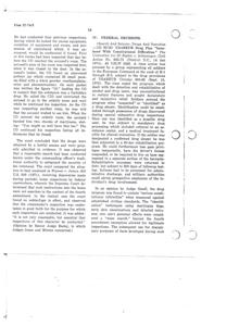 ["The document discusses a court case involving a military drug rehabilitation program in Europe and the constitutionality of searches and seizures conducted by commanding officers. The court found that the program contained constitutional issues, such as intrusive searches and lack of due process, and ruled that it should be withdrawn. The court also emphasized the importance of protecting the constitutional rights of soldiers, even in the context of military discipline."]