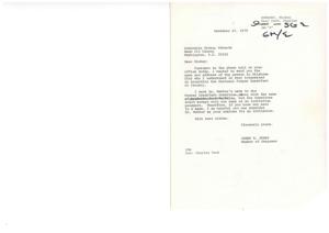 ["Congressman James R. Jones recommended Mr. Charles Pack and Dr. David Webber to receive invitations to the 1979 National Prayer Breakfast. The Committee could only accept one name as an invitation prospect, so Congressman Jones recommended Dr. Webber. Mr. Pack and Dr. Webber expressed interest in attending the Prayer Breakfast together. Congressman Jones informed Mr. Pack that he was recommended for the 1978 Prayer Breakfast but couldn't attend due to a scheduling conflict. He offered to recommend Mr. Pack for the 1979 Prayer Breakfast."]