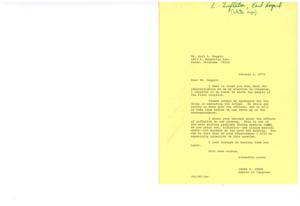 ["The document is from Earl L. Hoggard congratulating James R. Jones on his election to Congress and expressing concerns about inflation and rising medical costs. Hoggard also discusses the need for government officials to be mindful of spending and to prioritize living within their means. He also mentions past experiences with other congressmen and their handling of government funds."]