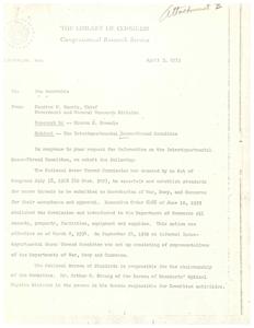 ["The document discusses the history and functions of the Interdepartmental Screw-Thread Committee, which was established in 1939 to develop standards for screw threads used by the federal government. The committee consists of representatives from various government agencies and meets on an ad hoc basis to work on standardization efforts. It also monitors developments in screw thread technology and advises the government on purchasing decisions. The document highlights the importance of standardization in screw threads and mentions the potential transition to the metric system. Additionally, the text discusses the International Standards Committee and the lack of appropriations for the Interdepartmental Screw-Thread Committee."]