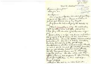 ["The document is from a concerned citizen to their congressman, expressing dissatisfaction with the current energy policy and suggesting ways to improve it. The writer also suggests tax cuts, eliminating waste in government, and prioritizing American interests. They emphasize the need for action to address inflation and increase incomes for the American people."]