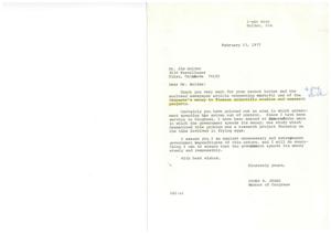 ["The document is from a member of Congress, James R. Jones, responding to a constituent's concerns about wasteful government spending on unnecessary research projects. The constituent questions the use of taxpayer money for research projects that seem unnecessary and expensive, such as studying the time it takes to fry an egg. The newspaper article cited in the letter highlights examples of wasteful spending on scientific research projects, suggesting that government grants to colleges and professors may be influencing liberal-spending government philosophies. The document calls for greater scrutiny and auditing of the cost-benefit ratios of these research projects to ensure taxpayer money is being spent wisely."]