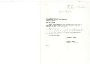 ["The document is from Mr. Eanes to Congressman James R. Jones, discussing suggestions for lowering the price of savings bonds and implementing taxes on businesses instead of increasing income taxes for employees. Eanes believes that the current tax system unfairly penalizes the poor and suggests putting taxes on businesses making over $25,000 in gross income per month. He argues that this approach would help ease inflation and prevent businesses from raising prices. Eanes also proposes taxing insurance companies and wealthy business owners to address economic issues."]