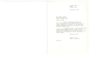 Correspondence on Inflation Concerns and Federal Budget Between Congressman James R. Jones and Citizen Harry D. Turner, 1973, 1973-02-14