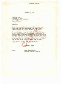 Correspondence Regarding Public Law 754 and Stigler Act, 1949-01-08