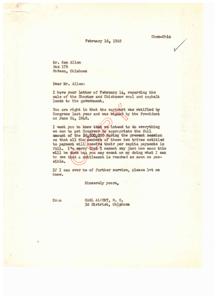 Congressional Concerns: Choctaw and Chickasaw Land Sale, 1948-06-24