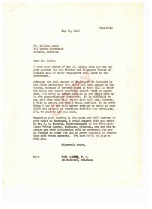 Payment for Choctaw and Chickasaw Tribes: Update and Instructions for Heirs, 1949-05-13