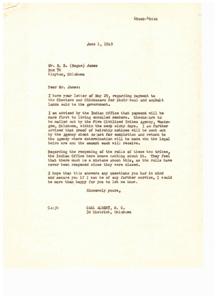 Indian Affairs Update: Payment and Roll Reopening for Choctaws and Chickasaws, 1949-05-29