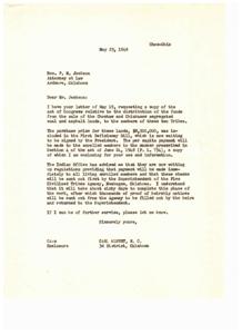 Choctaw-Chickasaw Funds Distribution Act of 1949, 1948-06-24