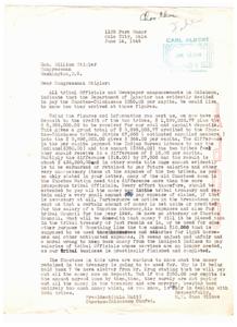 Concerns Over Per Capita Payment for Choctaw-Chickasaw Tribes, 1949-06-14