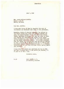Proving Heirship for Choctaw and Chickasaw Coal Lands, 1949-06-06
