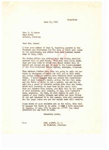 Inheritance Inquiry: Choe-Chic Payment Details, 1949-06-13