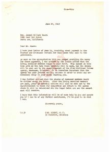 Choctaw and Chickasaw Indian Settlement Inquiry, 1949-06-20