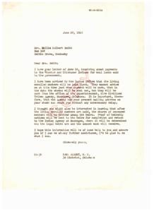 The Long-Awaited Payments to Choctaw and Chickasaw Indians, 1949-06-20