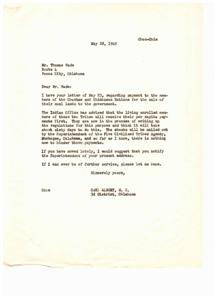 Per Capita Payments for Choctaw and Chickasaw Nations, 1949-05-28