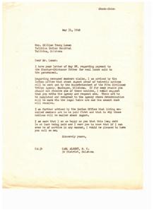 Receiving Payment for Coal Lands: A Letter Exchange, 1949-05-28