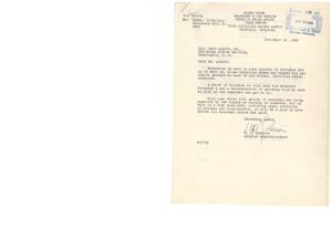 Correspondence Regarding Heirship and Per Capita Payments: The Case of Jesse Cornelius McGee, 1949-11-03