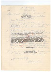 Correspondence on the Per Capita Payments for Choctaw and Chickasaw Tribes, 1949-01-01 - 1949-12-31