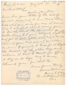 Correspondence Regarding Isaac Nelson&#39;s Request for Land Restrictions Removal in 1951, 1951-04-10