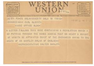 Letter of Recommendation for Miss Wilma L. Victor for Position in Indian Service, 1949, 1949-08-19