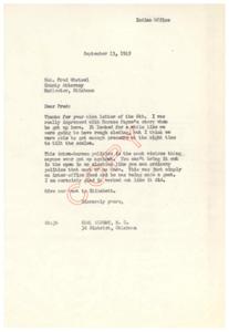 Correspondence Regarding the Development and Royalty Rates of the North Burbank Oil Field on the Osage Reservation, 1949, 1949-07-18