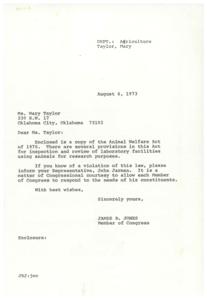 Oklahoma Agricultural Stabilization and Conservation Service Activity Summary, 1973-01-01 - 1973-12-31