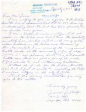Shilma Miles urges funding for Indian Health Care Improvement Act., 1977-01-01 - 1977-12-31