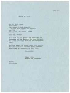 Proposed Amendments to Bill S. 1017: Promoting Indian Participation and Education, 1973-01-01 - 1973-12-31