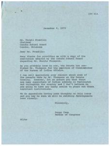 The Battle for Indian Legislation: S. 1017 and the Three-Way Struggle, 1973-01-01 - 1973-12-31