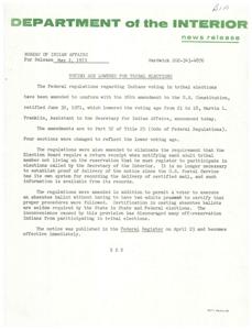 Concerns of the Oklahoma Indian Affairs Commission Regarding Senate Bill 1017, 1973-01-01 - 1973-12-31