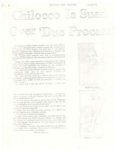 Response and Recommendations Regarding Johnson-O&#39;Malley Contracts in Oklahoma, 1973-01-01 - 1973-12-31