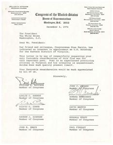 Response to Senator Bartlett Regarding Mary M. Shavney's Higher Education Grant Eligibility, 1974-01-01 - 1976-12-31