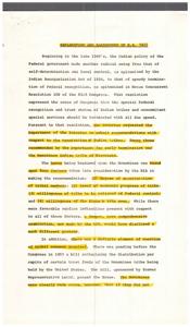 Understanding H.R. 7421: A Historical Review and Potential Resolution for the Menominee Tribe, 1967-01-01 - 1974-12-31