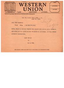 Guidelines and Terms for Telegraph and Cable Services, 1936-06-27