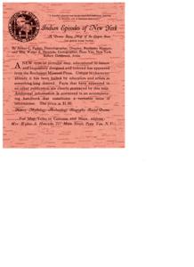 Introducing the Educational Pictorial Map of New York&#39;s Indian Episodes, 1935-01-01 - 1936-12-31