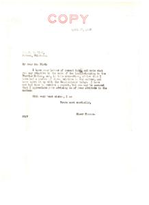 Correspondence Regarding the Controversial Sale of Choctew Nation&#39;s Timber Land in 1937, 1937-01-01 - 1937-12-31