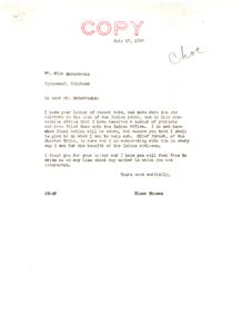 Correspondences Regarding the Sale of Native American Lands in 1937, 1937-05-08