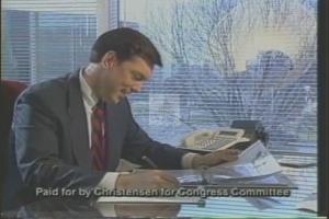1994 - U.S. House of Representatives - Jon Lynn - Christensen - "Bio", 1994-01-01 - 1994-12-01