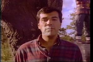 ["In the 1994 TV ad, Rick Bennett walks along rural Maine roads, symbolizing his commitment to local values and concerns. The ad showcases Bennett's deep connections by featuring him engaging with residents across various settings, portraying him as a passionate, approachable leader dedicated to economic and veteran support."]