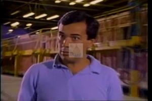 ["In the 1994 campaign ad, Rick Bennett emphasizes his commitment to local job preservation and government reform in Maine. The ad sequentially portrays Bennett speaking energetically at various events and locations, highlighting his advocacy for less regulatory interference and his efforts to sustain employment within state businesses, particularly at Burlington Homes."]